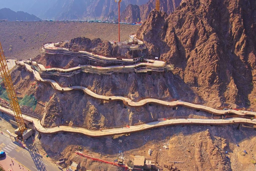 Hatta Dam Steel Walkways