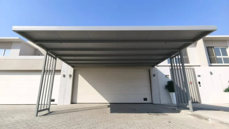GARAGE STEEL STRUCTURE - Mohammed Bin Rashid Housing Establishment